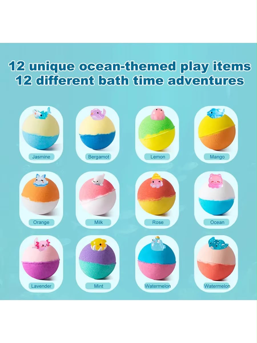 Marine Series Bath Bombs (12 pcs)
