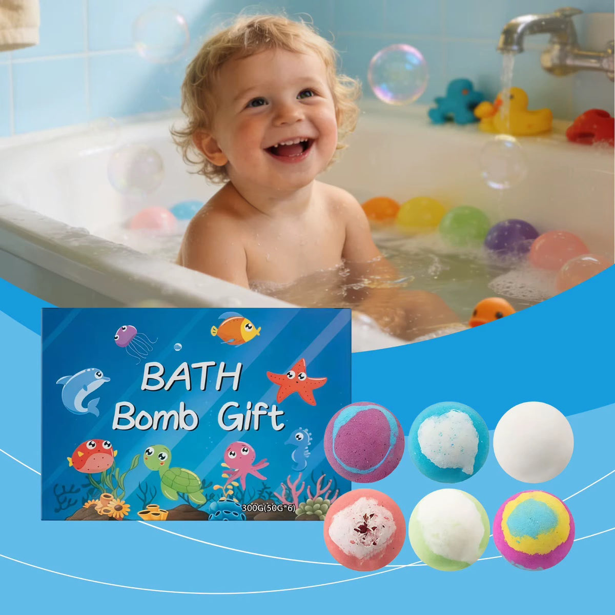 Marine Series Bath Bombs (12 pcs)